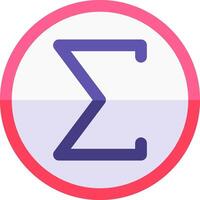 A purple and pink circle with the letter z in it vector