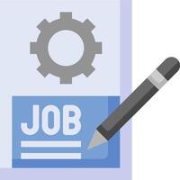 Job application form vector