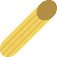 A yellow stick with a round object on top vector