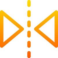 A yellow arrow pointing to the left and right vector