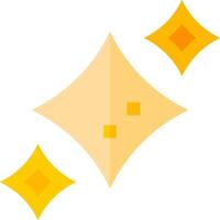 A yellow diamond with two squares on it vector