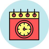 Deadline Icon Design vector