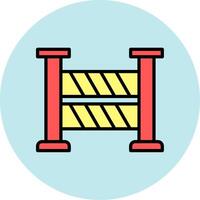 Road Block Icon Design vector