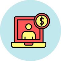 Freelance Icon Design vector