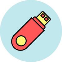 Usb Flash Drive Icon Design vector
