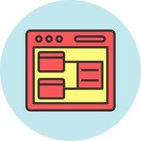 Web Development Icon Design vector