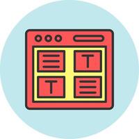 Web Design Icon Design vector