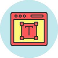 Font Design Icon Design vector
