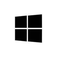 window icon. Editorial logo windows. Suitable for all many purpose vector