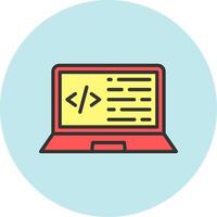 Programing Icon Design vector