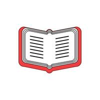 Book Icon. Flat Color Ladder Design. Book flat icon. Education color icons in trendy flat style. Reading gradient style design, designed for web and app. Eps 10 vector