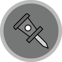 Pin Icon Design vector
