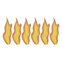Fire flame icon. Flat illustration of fire flame icon for web. Fire icon isolated on white background for your web and mobile app design, Fire logo concept vector