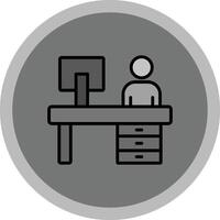 Work Space Icon Design vector