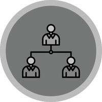 Hierarchy Icon Design vector