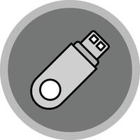 Usb Flash Drive Icon Design vector