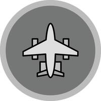 Jet Plane Icon Design vector
