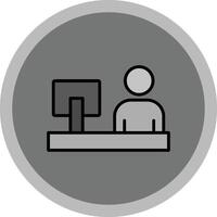 Work From Home Icon Design vector