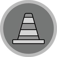 Traffic Cone Icon Design vector