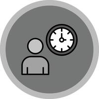 Working Hours Icon Design vector