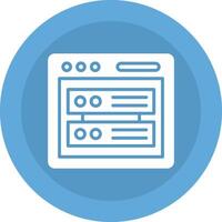Database Icon Design vector