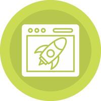 Launch Icon Design vector