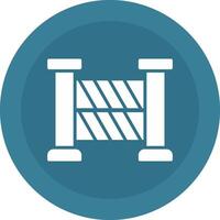 Road Block Icon Design vector