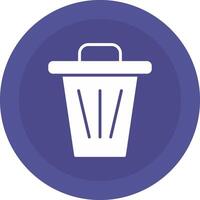Dustbin Icon Design vector