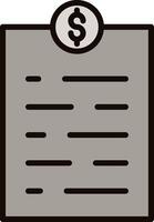 Invoice Icon Design vector