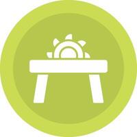 Table Saw Icon Design vector