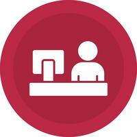 Work From Home Icon Design vector