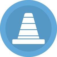 Traffic Cone Icon Design vector
