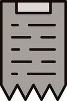 Bill Icon Design vector