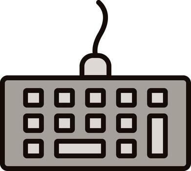Computer Keyboard Icon Design vector