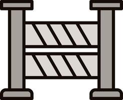 Road Block Icon Design vector