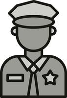 Officer Icon Design vector