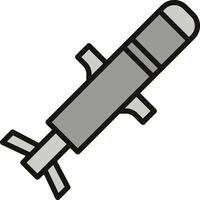 Missile Icon Design vector