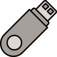 Usb Flash Drive Icon Design vector