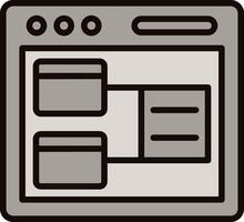 Web Development Icon Design vector