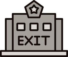 Exit Icon Design vector