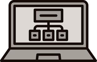 Sitemap Icon Design vector