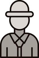 Worker Icon Design vector