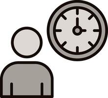 Working Hours Icon Design vector