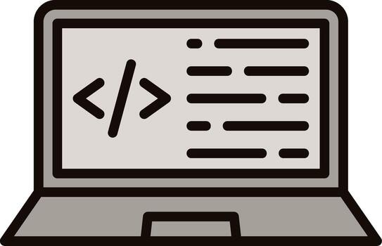 programación icono diseño vector