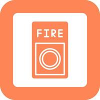 Fire Button Icon Design vector