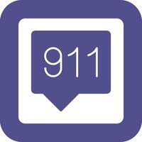 911 Icon Design vector