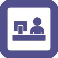 Work From Home Icon Design vector