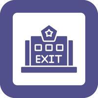 Exit Icon Design vector
