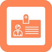 Identification Card Icon Design vector