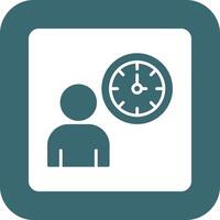 Working Hours Icon Design vector